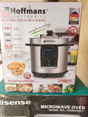 Electric Multi Functional Pressure Cooker Hoffmans 6l.