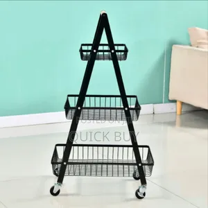 3-tier Multipurpose Rolling Storage Trolley