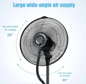 Oscillating Pedestal Fan With Mist