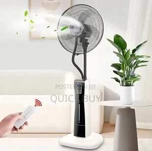 Oscillating Pedestal Fan With Mist