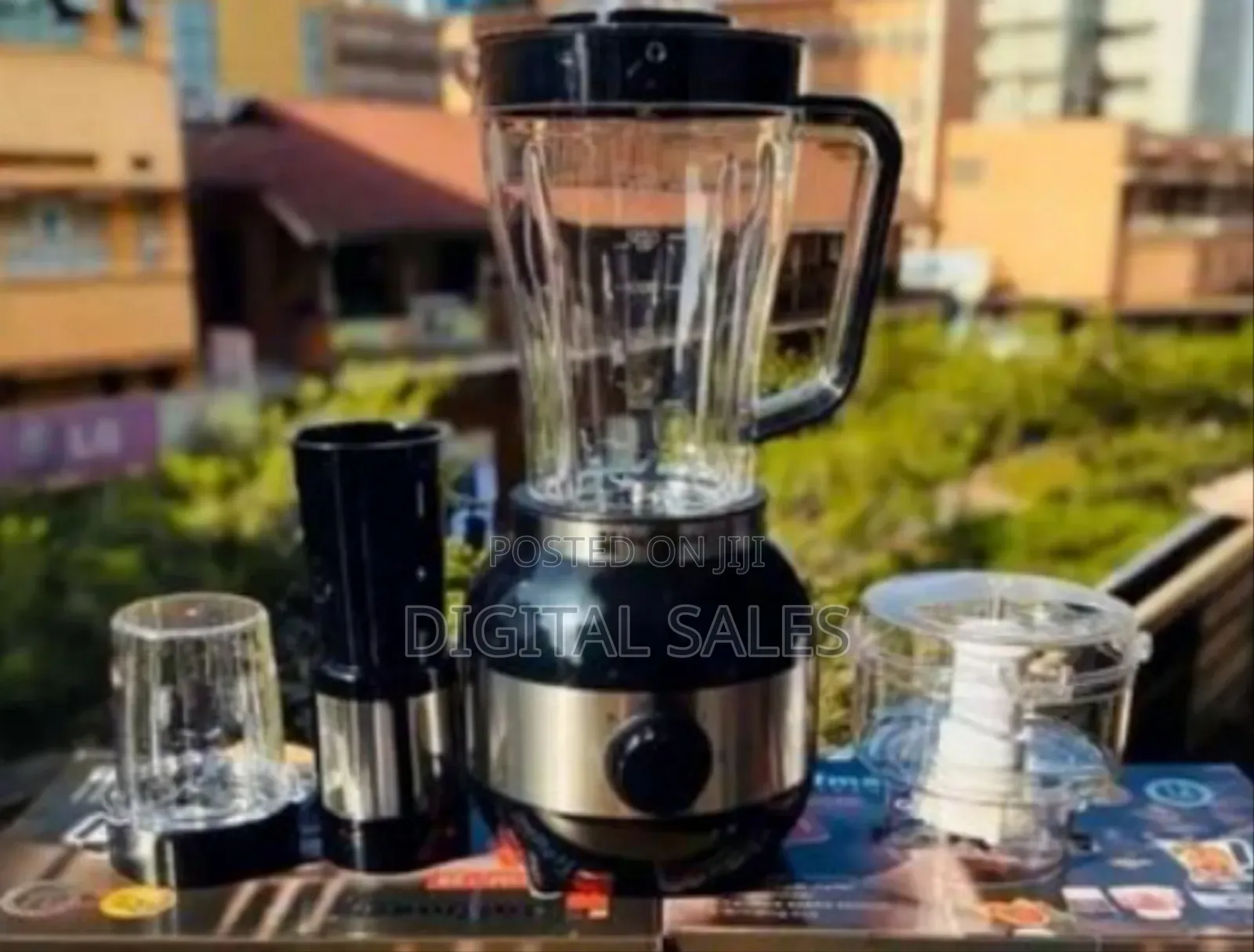Hoffmans Hm-126 Multi-Function 4-in-1 Food Processor/Blender