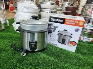 1.8l Geepas Rice Cooker With Non-stick Inner Pot - Silver