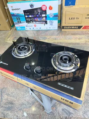 Inbuilt/Table Top Gas Stove, 2burners With Strong Glass.Auto Ignition.