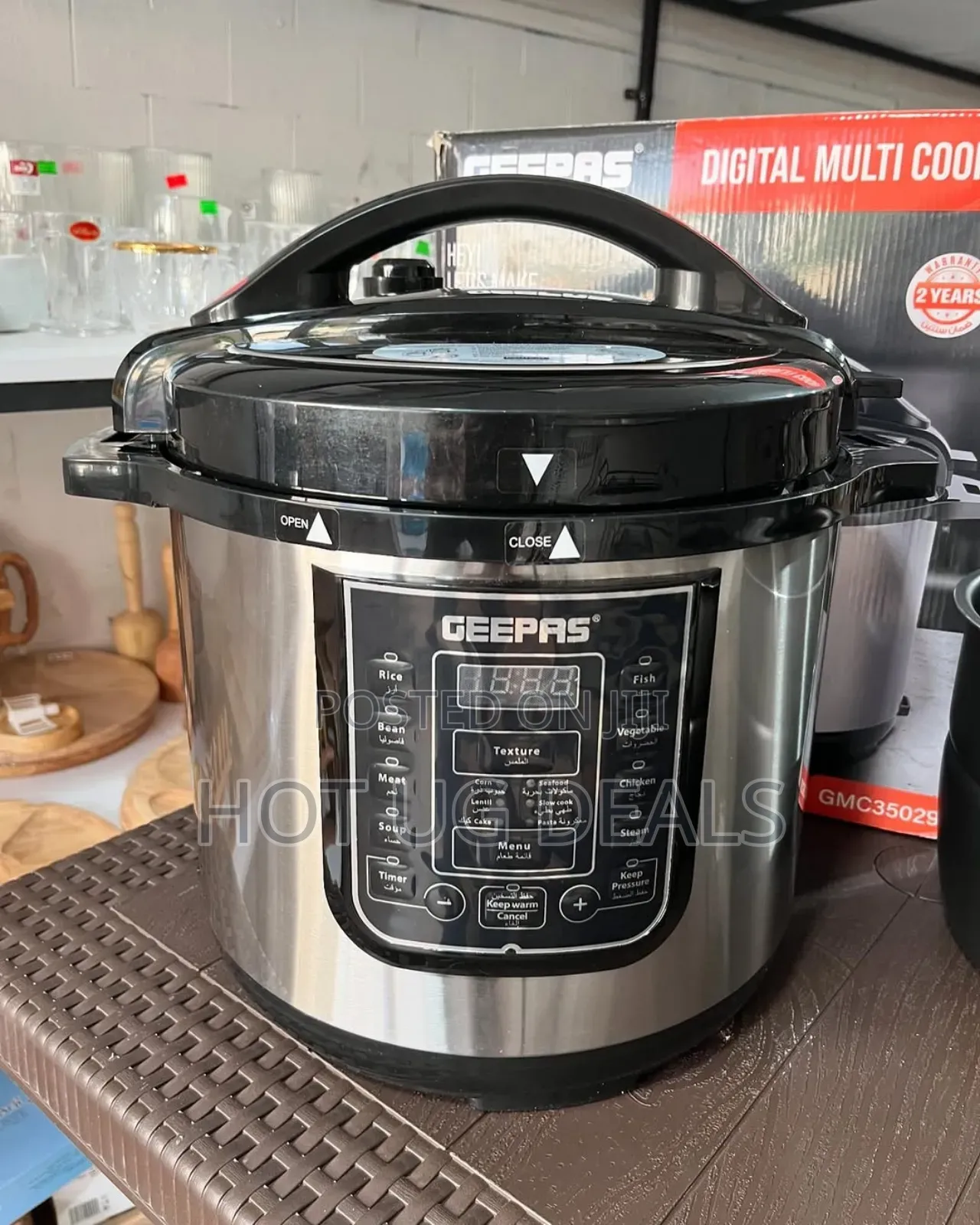 Geepas 8l Digital Multi Cooker (Model: Gmc35029).