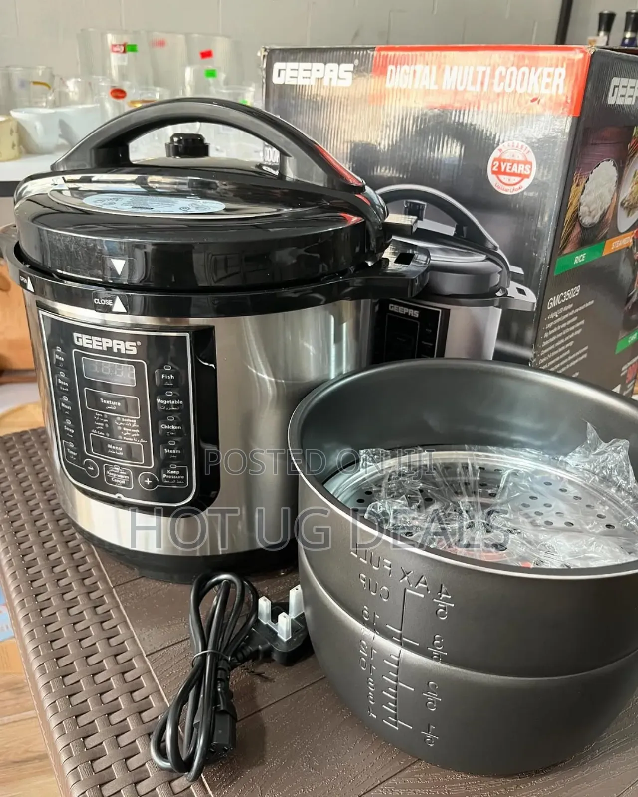 Geepas 8l Digital Multi Cooker (Model: Gmc35029).
