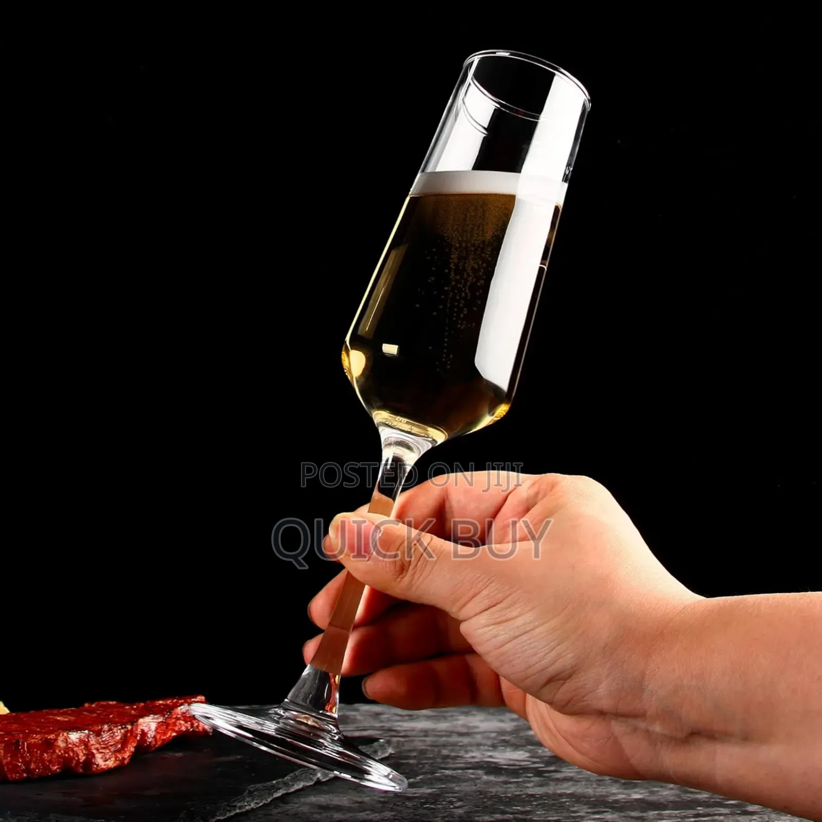 6pcs Elegant Champagne Flutes/Champagne Glasses