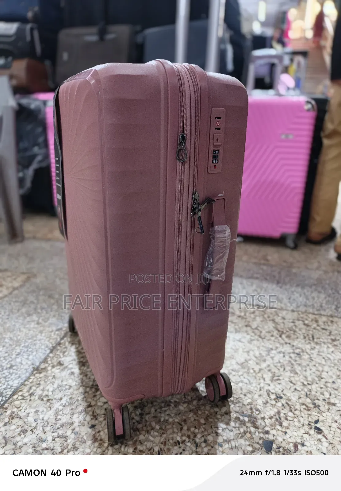 Traveling Plastic Suitcase. Large Size. Good Paten
