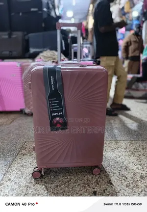 Original Pure Plastic Suitcase. Medium Size