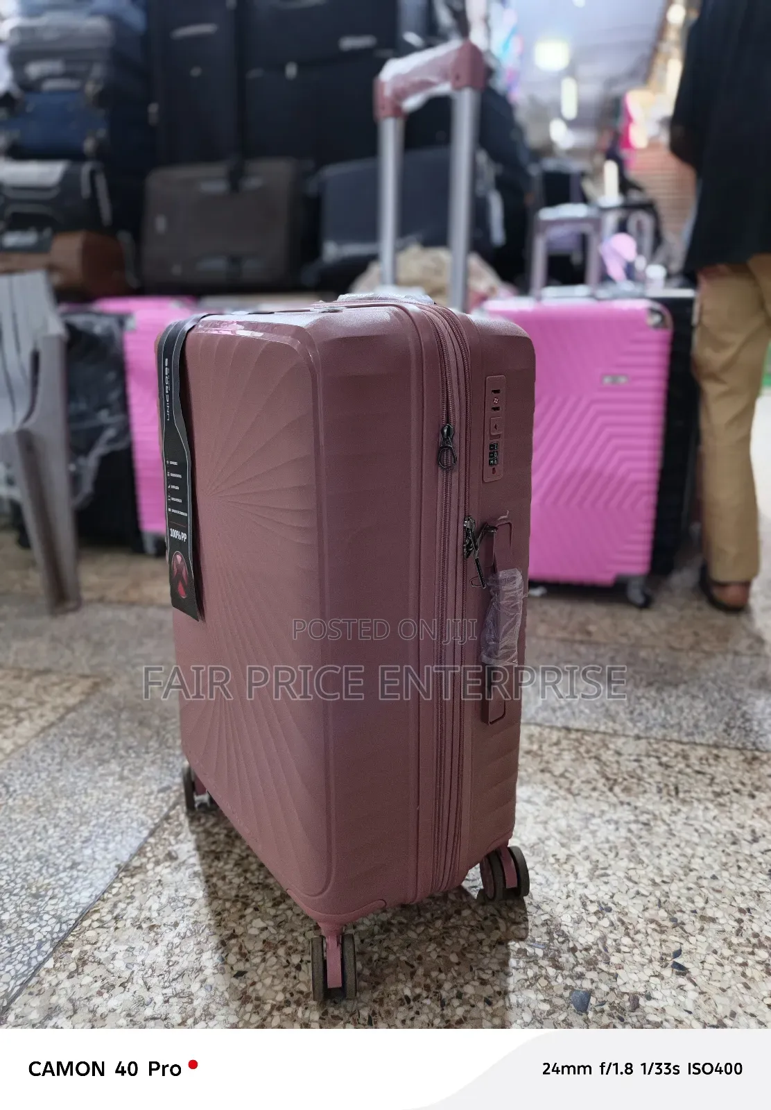 Good Paten Plastic Suitcase. Medium Size