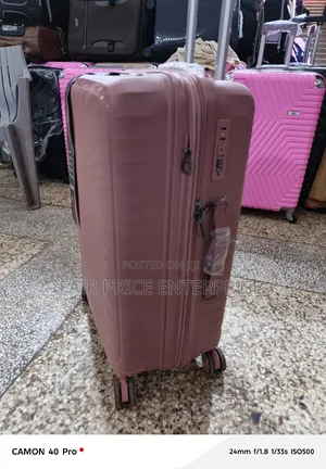 Luxury Rubber Plastic Suitcase. Good Paten. Extra Large Size