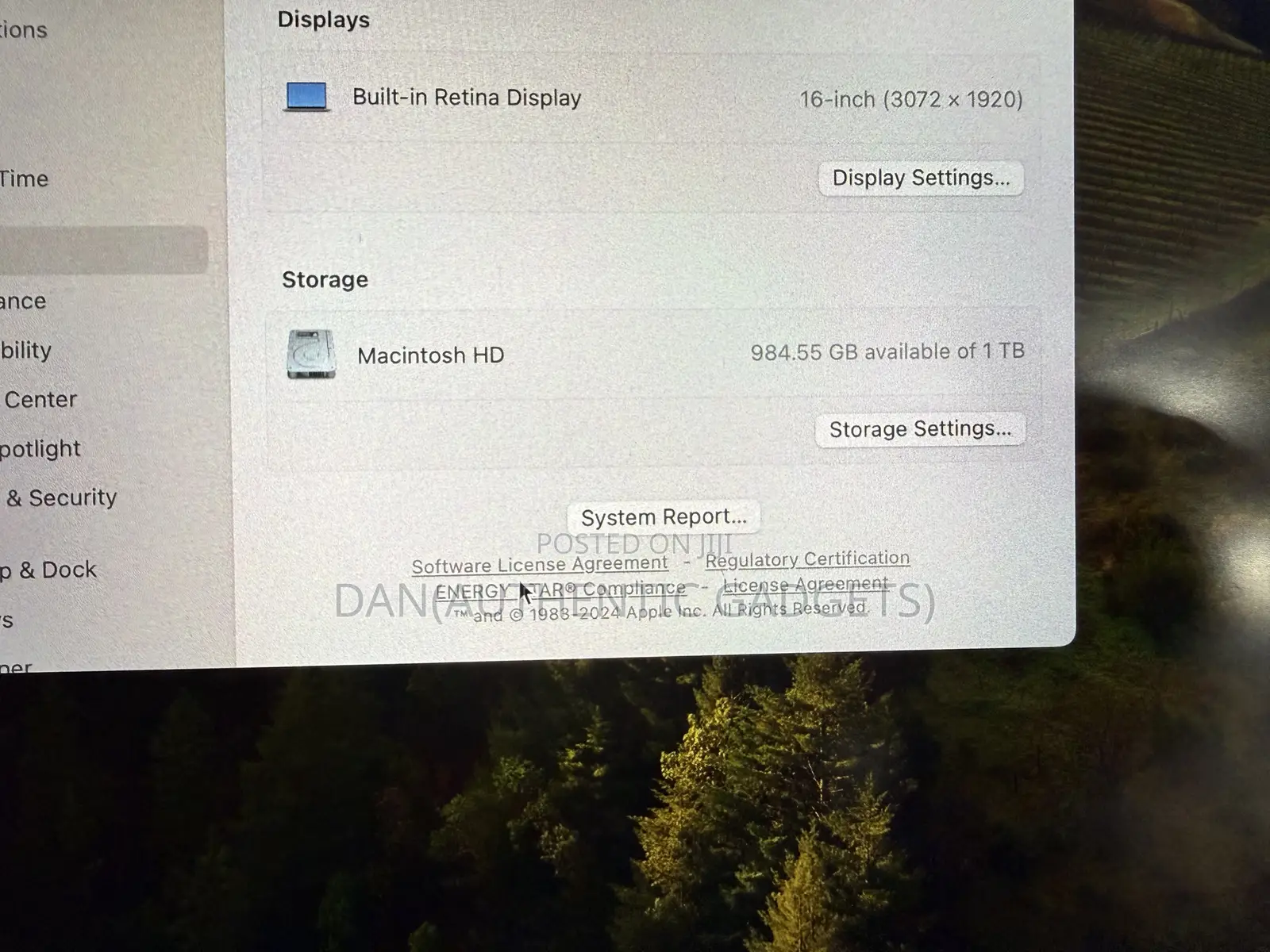 Laptop Apple MacBook Pro 2019 32GB Intel Core I9 SSD 1T