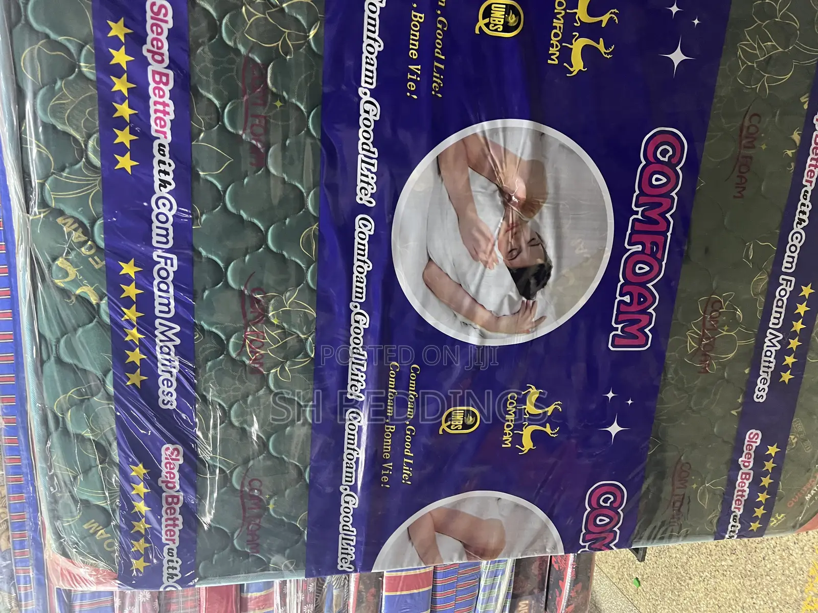 A Mattress 5x6 8inches Quilted Deluxe Com Foam Type
