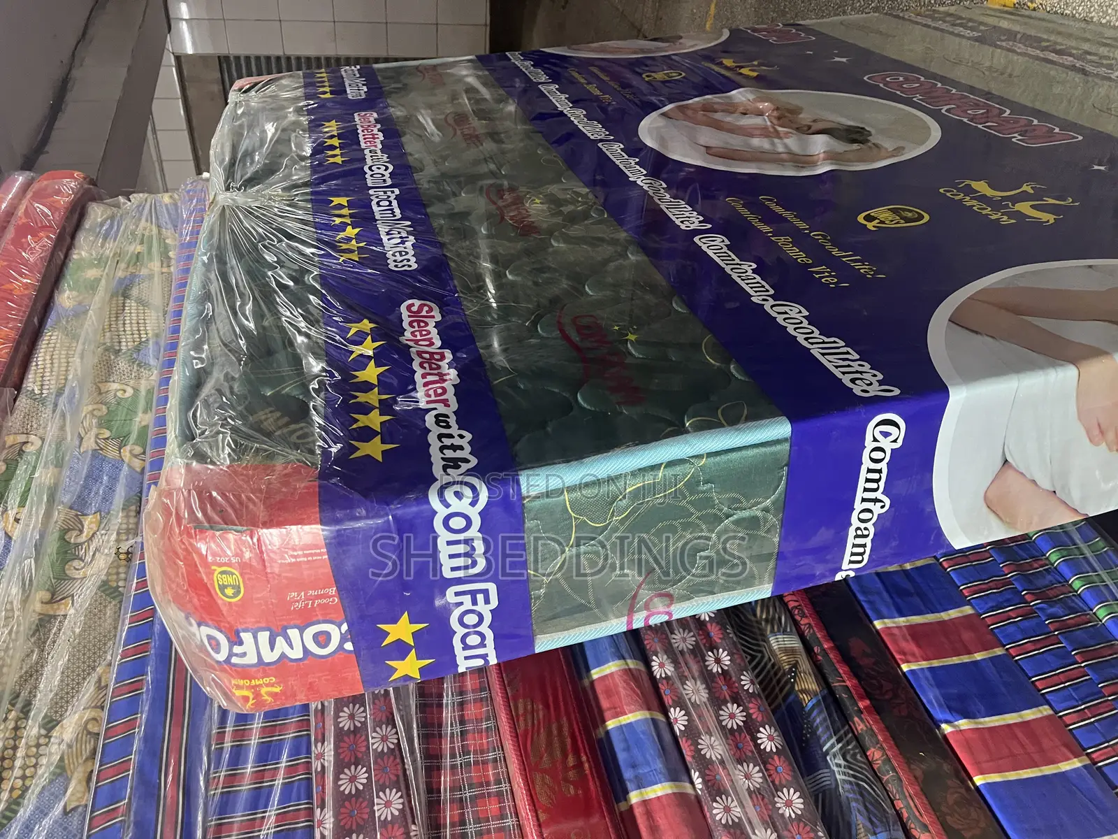 A Mattress 5x6 8inches Quilted Deluxe Com Foam Type