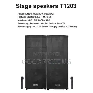 Globalstar Stage Speakers Model T1203.
