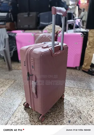 Original Luxury Rubber Plastic Suitcase. Small Size