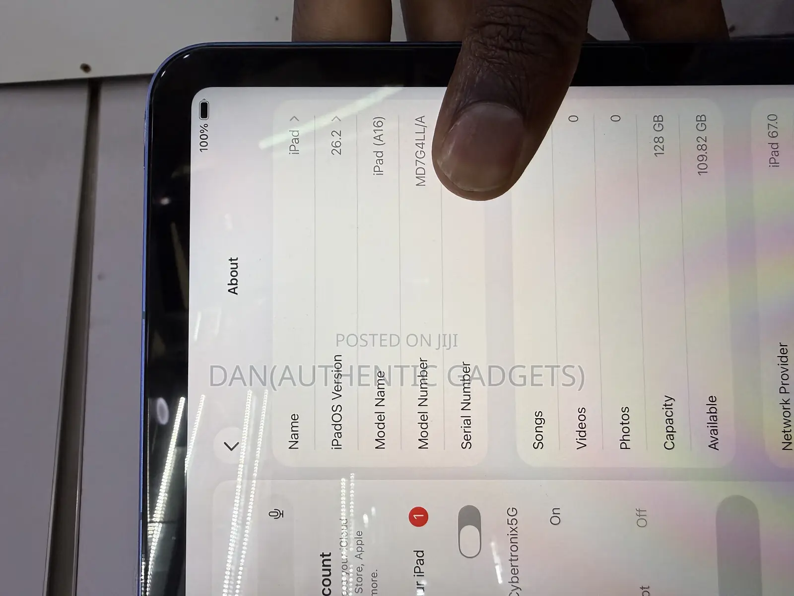 New Apple iPad (2025) 128 GB Blue