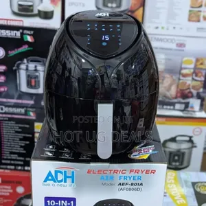 Adh Aef-801a 8l Oil Free Digital Air Fryer - Black