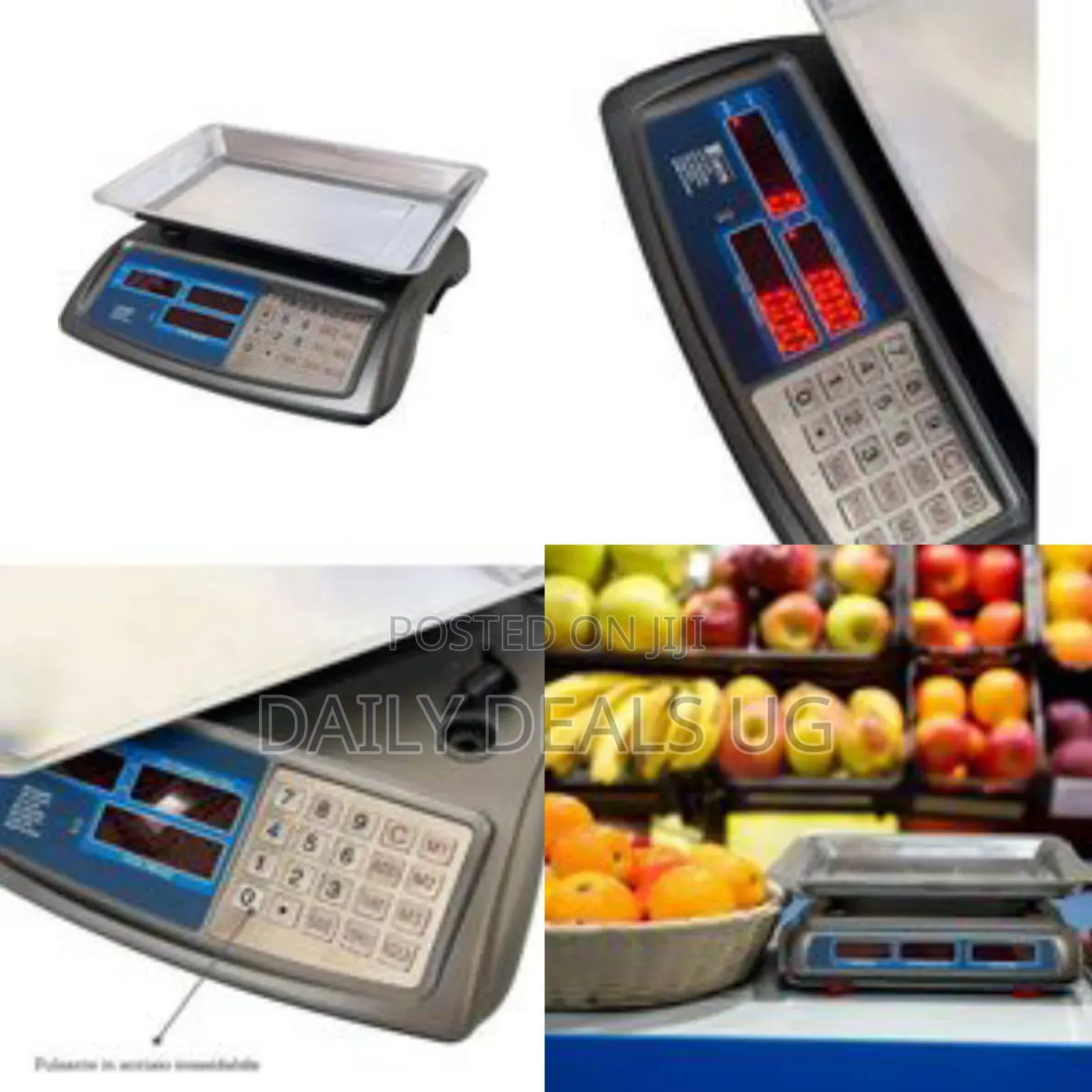 Digital Pricing and Weighing Scale - Multicolor