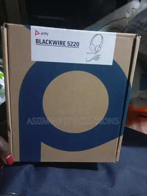 Black Wire Poly Usb a Headsets 5220
