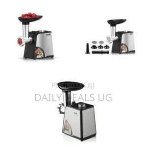 Raf Powerful Electric Meat Grinder With Sausage Attachments-Multicolor
