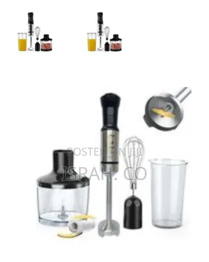 4-in-1 Hand Blender With Whisk and Mincer