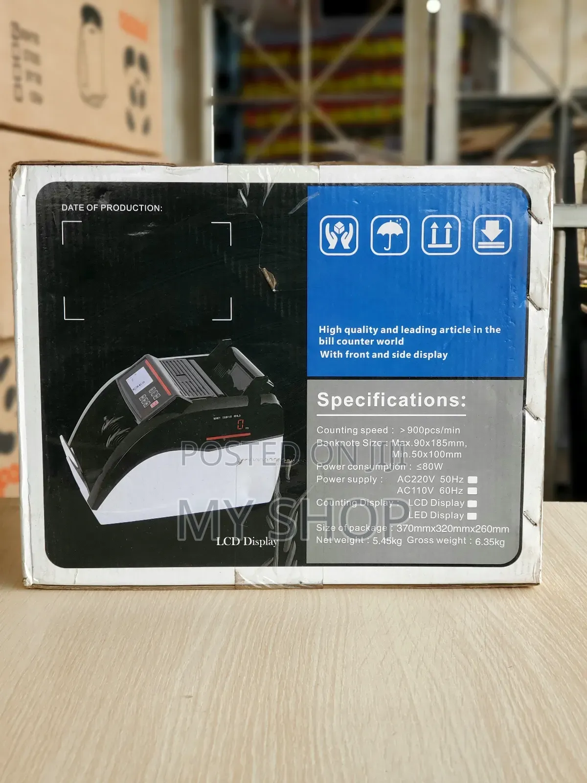 High Accuracy Heavy Duty Bill Counter Machines