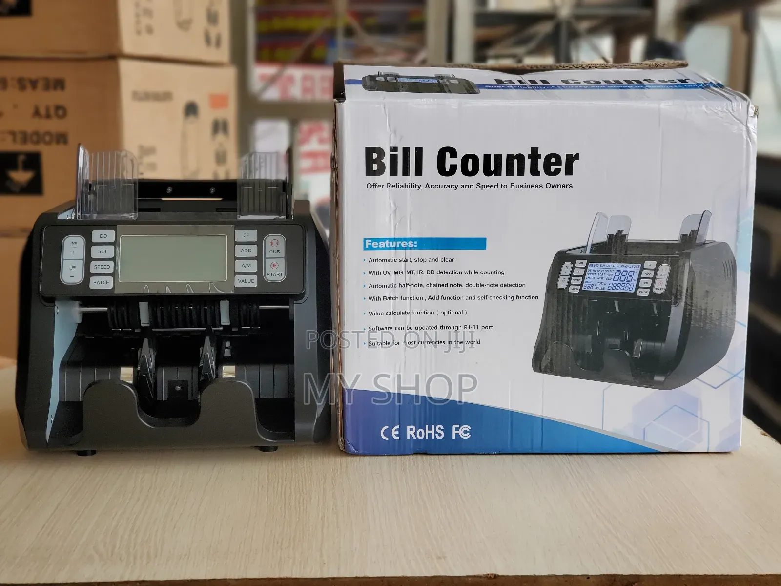 Money Counter Machine With Value Counting
