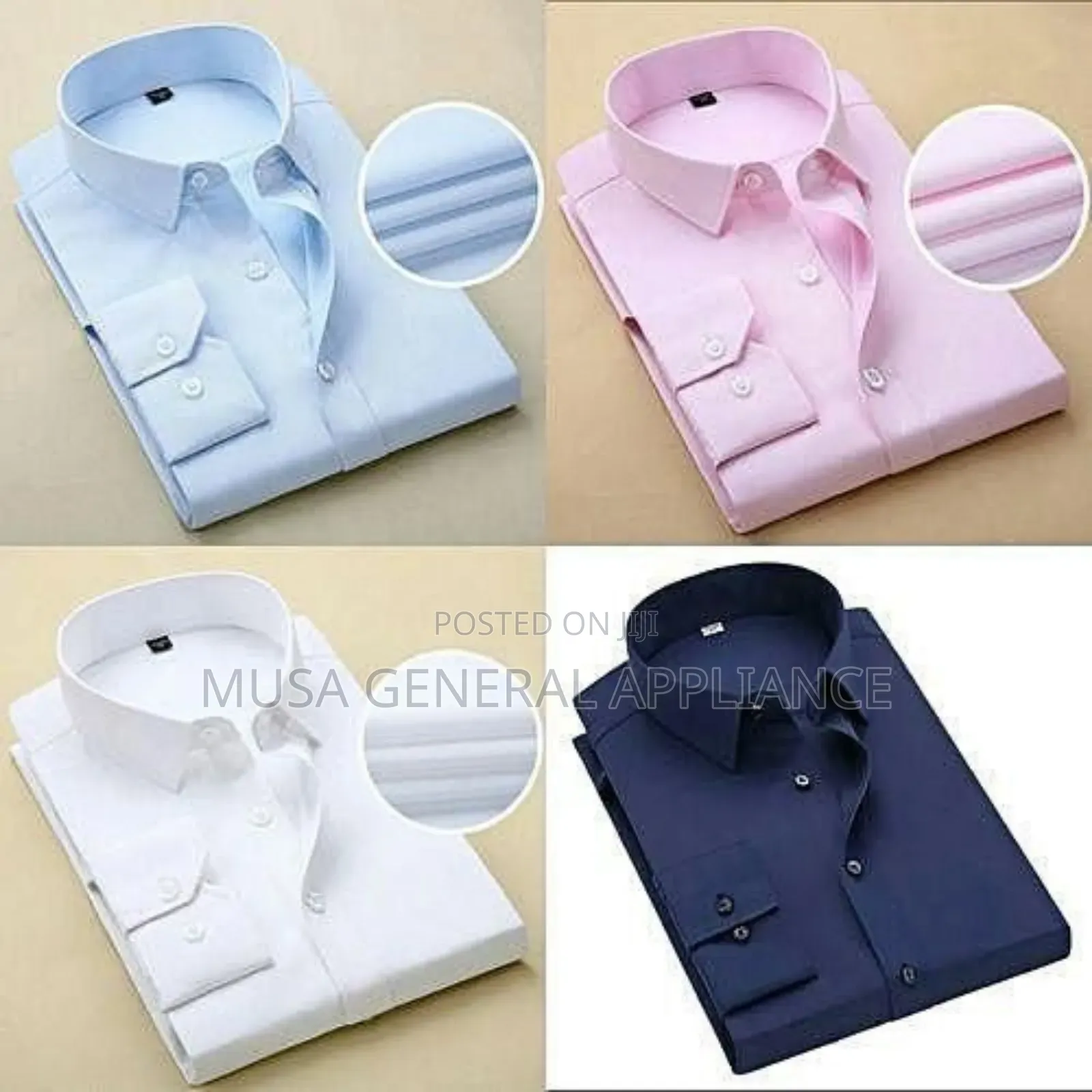 Luxury Fitted Shirts Long Sleeve 3in1