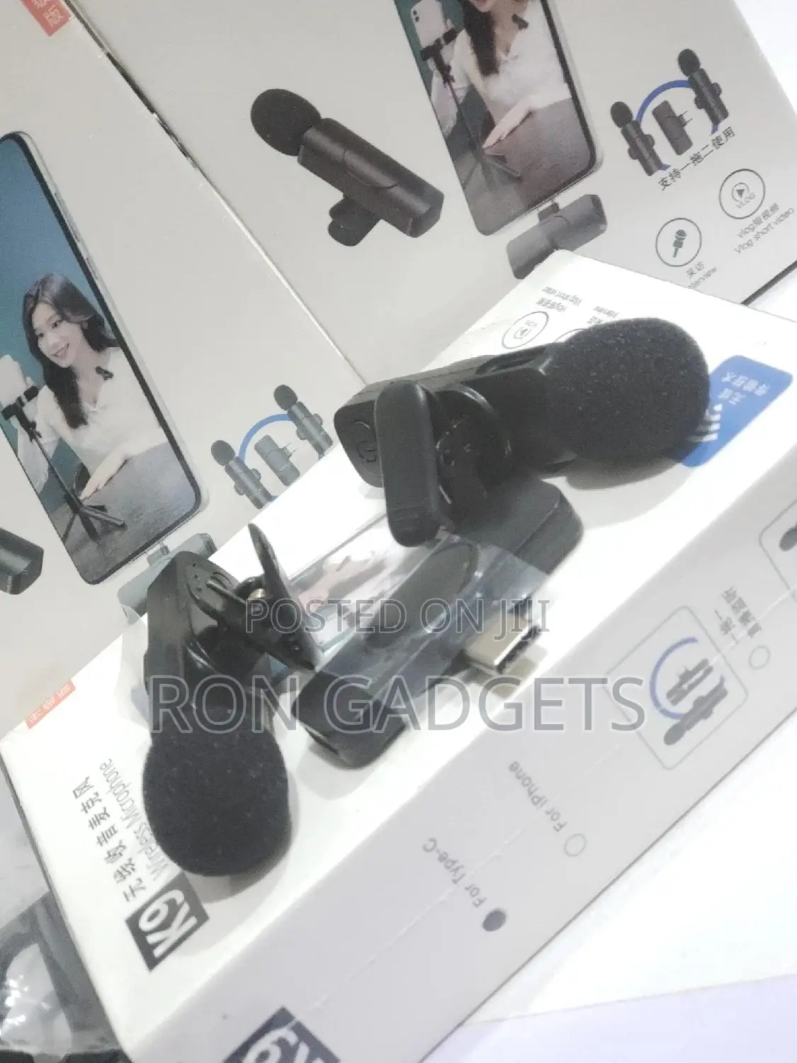 Dual Wireless Microphones for Type C