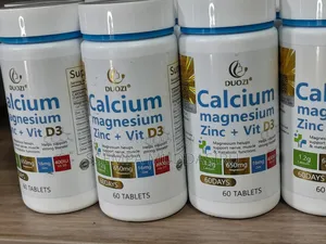 Calcium,Magnesium,Zinc +Vit D3 by Douzi 60 Tablets