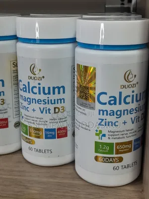 Calcium,Magnesium,Zinc +Vit D3 by Douzi 60 Tablets