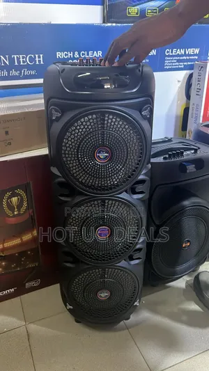 Rechargeable Speaker System With Bluetooth, Remote Control With Mic