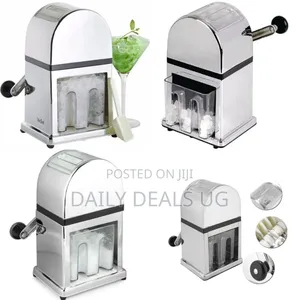 Manual Hand-Cranked Ice Crusher Machine
