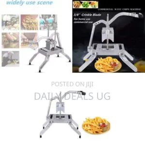 Commercial Manual Crinkle-Cut French Fry and Vegetable Cutter