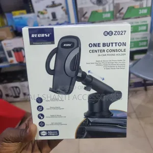 One Button Center Console Car Phone Holder