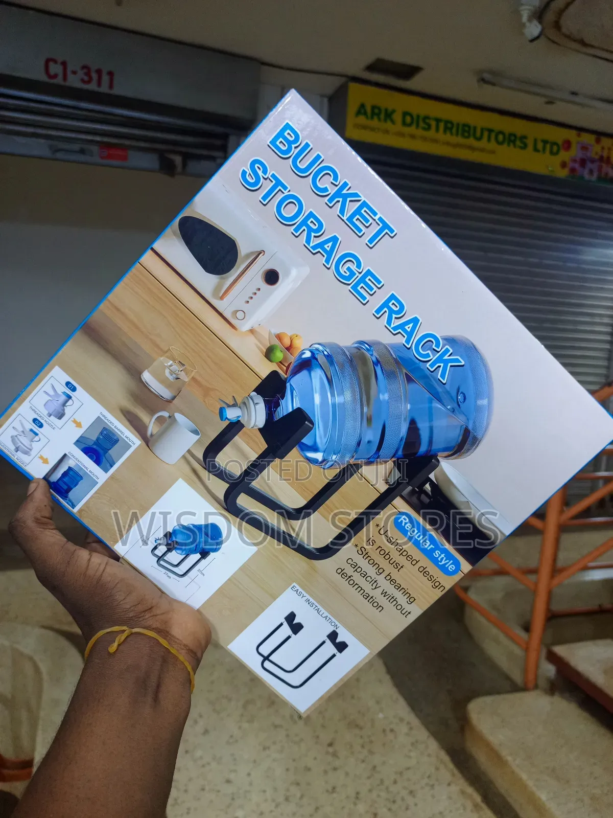 Bucket Storage Rack