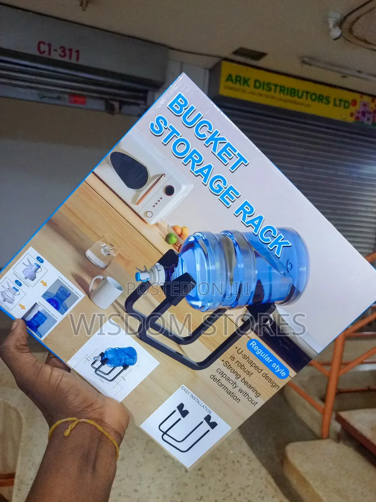 Bucket Storage Rack
