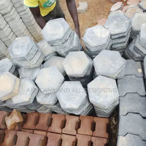 Coloured Paver Hexagon in Sq Meters