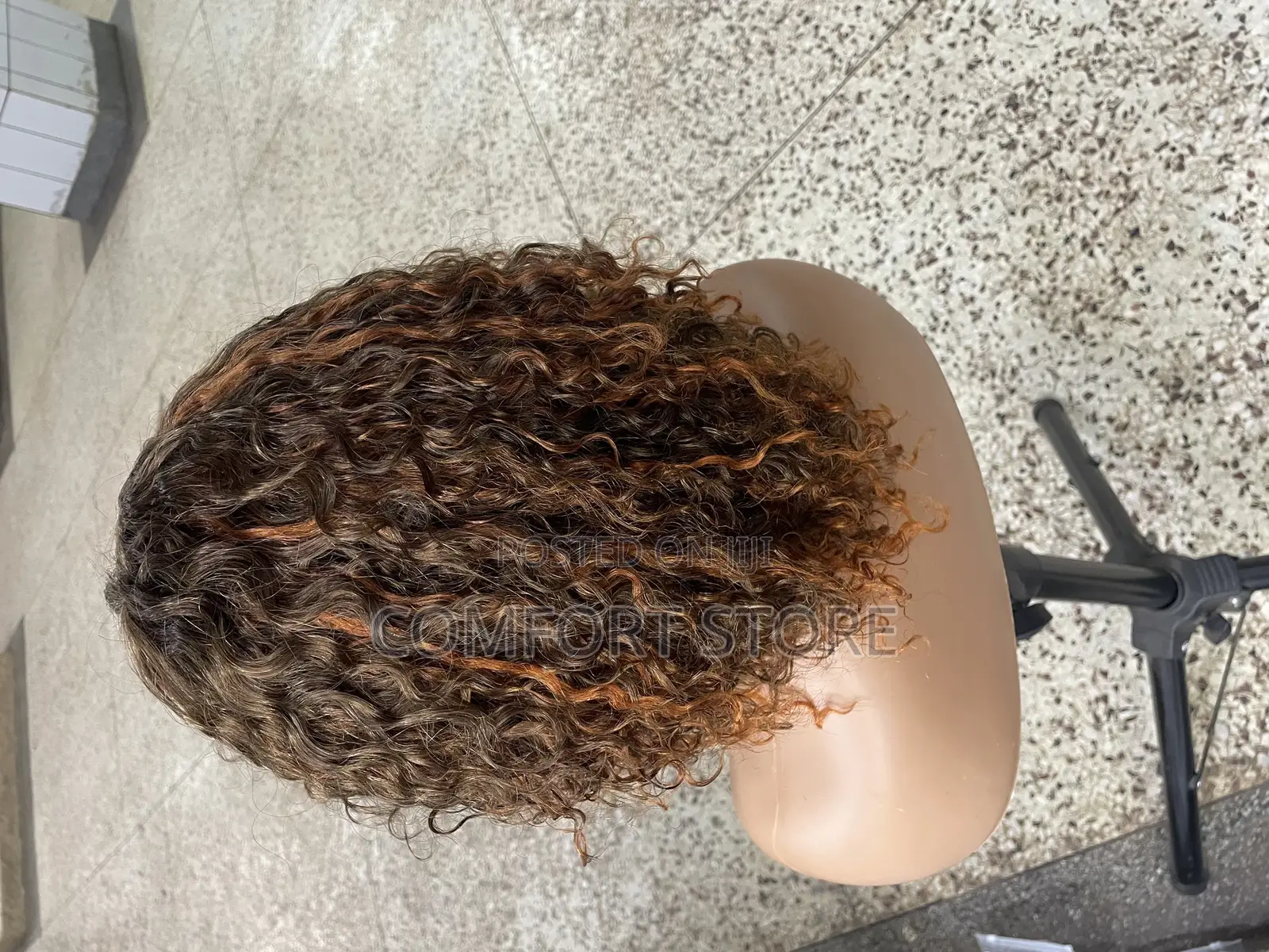 Fringe Curly Wigs