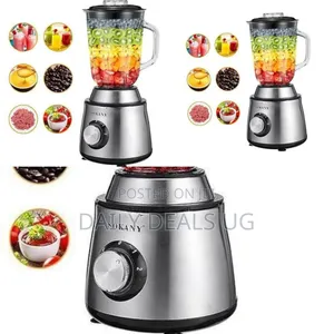 Sokany High-Power Stainless Steel Countertop Blender - Multicolor