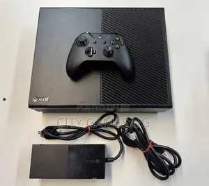 Microsoft Xbox One 500gb Console Black W/ Cables Wireless Controller
