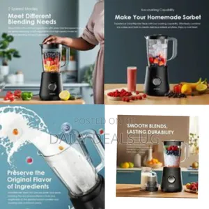 Powerful Blender With Grinder Attachment - Multicolor