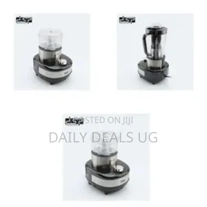 DSP Powerful Kitchen Food Processor and Blender System - Multicolor
