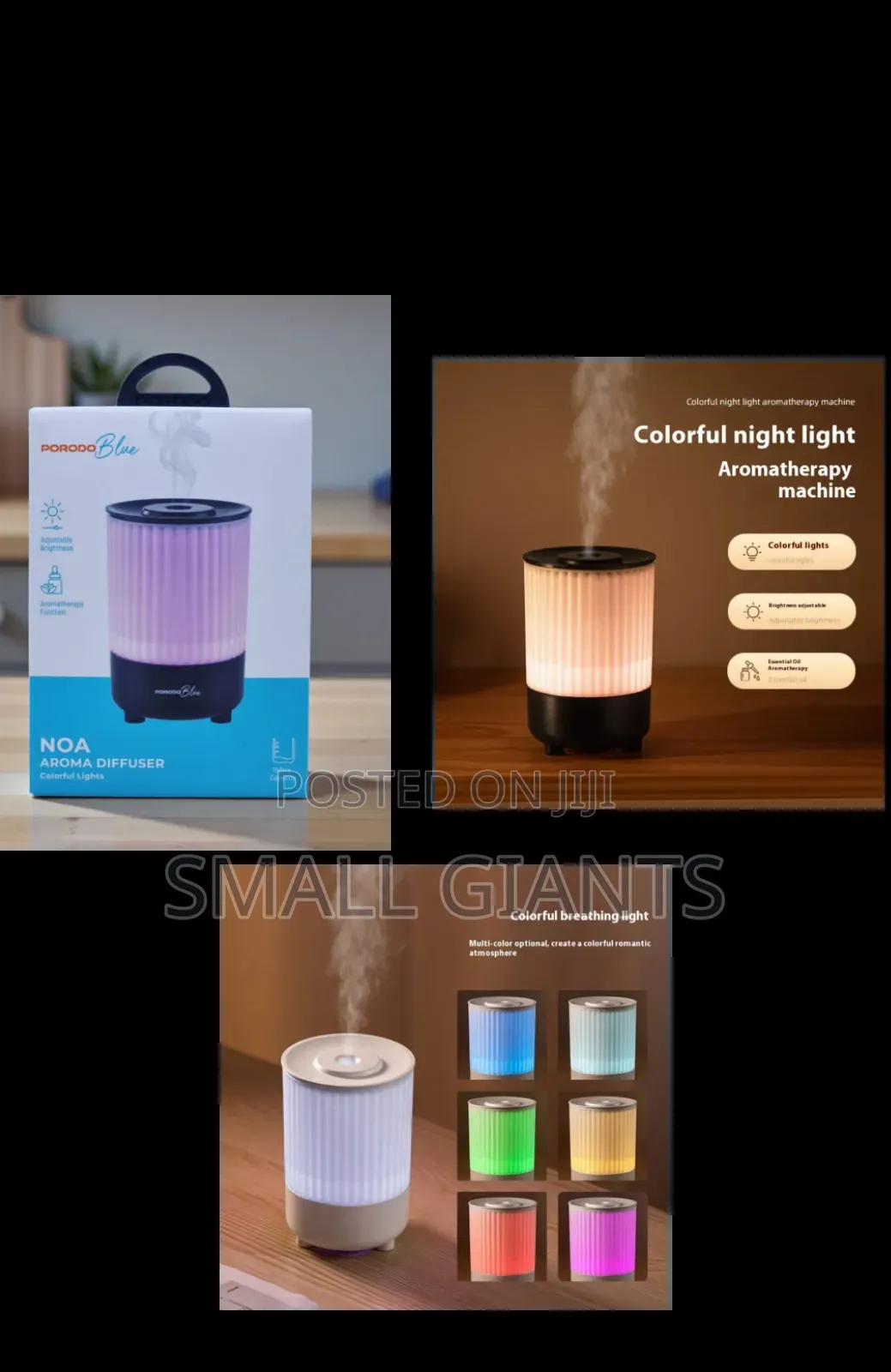 Porodo Blue Noa Aroma Diffuser (Model Pbd609bk).
