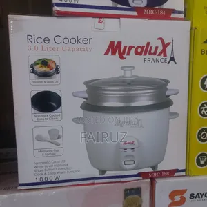3.0l Miralux Electric Rice Cooker With Steamer