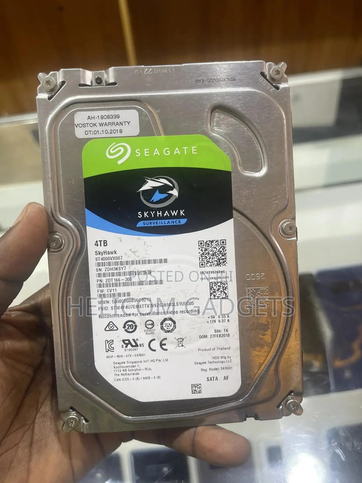 4tb Surveillance Seagate Skyhawk Hard Drive