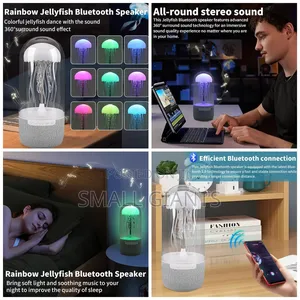 Jellyfish-shaped Bluetooth Speaker And Mood Lamp