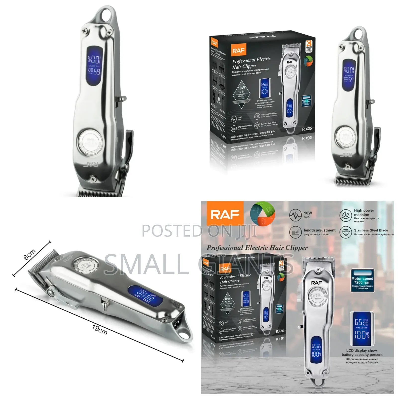 Raf Professional Electric Hair Clipper (Model R.435).