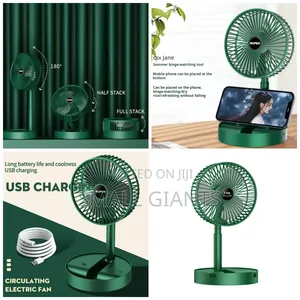 Foldable Rechargeable Electric Desk Fan