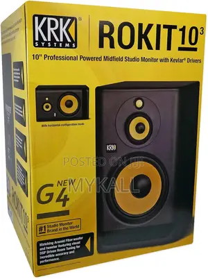 2 KRK Rokit 10-3 G4 10" Class D Active Studio Monitor Speakers Rp10-3